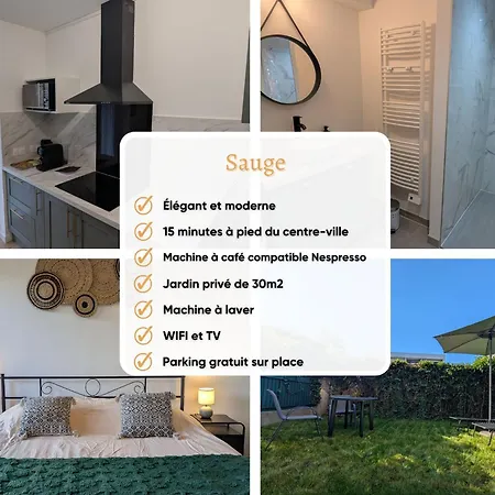 Confortable Et Moderne Avec Clim Et Jardin Prive - Sauge